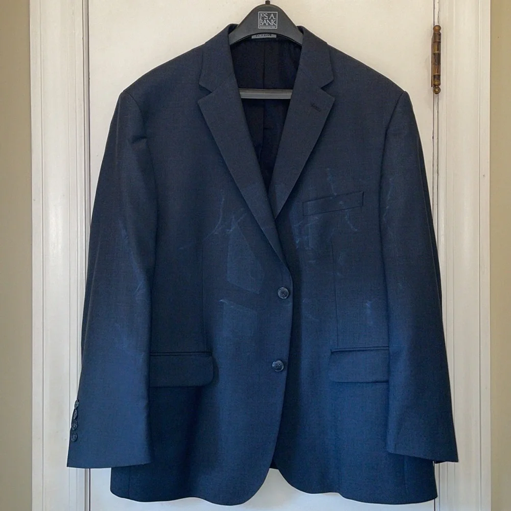 Jos. A. Bank Navy Blue 4 Piece Suit Set Traveler’s Collection